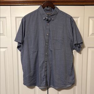 Stylish Blue/White Men’s Daniel Cremieux Signature Collection Cotton XXL